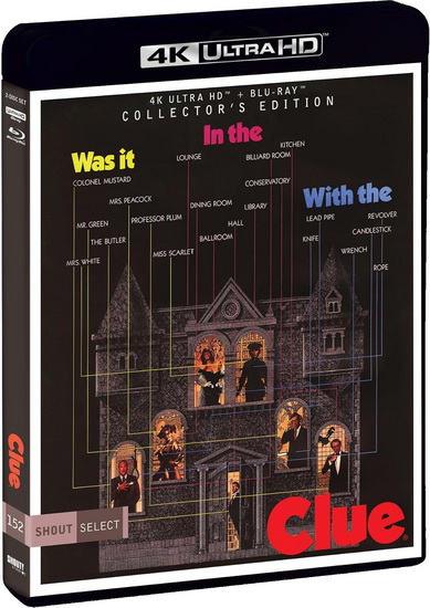 Clue (1985) - Collector&#39;s Edition (4K+Blu-ray) - JONATHAN LYNN
