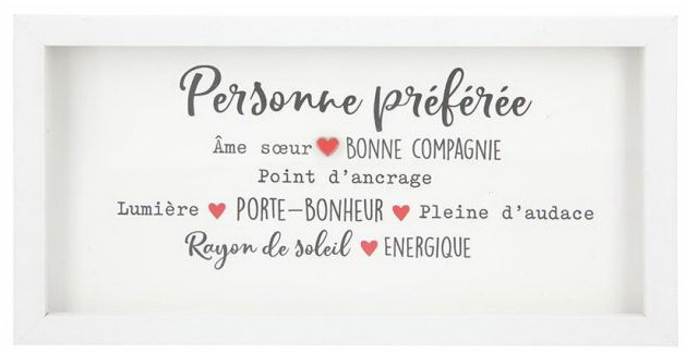 Grand cadre personne préférée