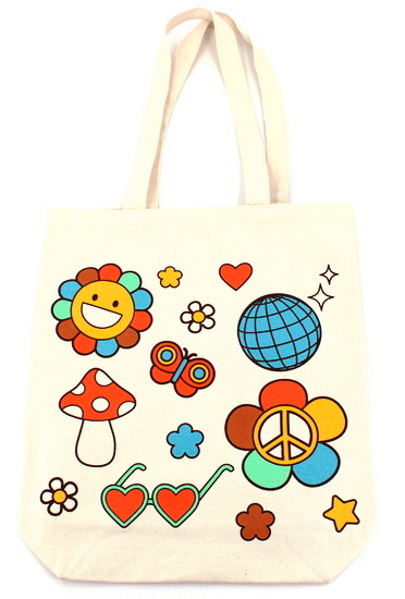 Sac fleur sourire champignons