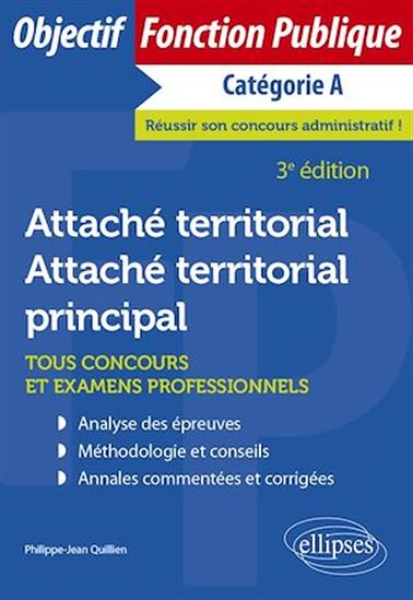 Attaché territorial. Attaché territorial principal - PHILIPPE-JEAN QUILLIEN