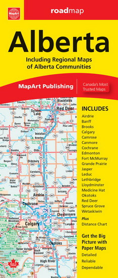 Alberta map (AB) - COLLECTIF