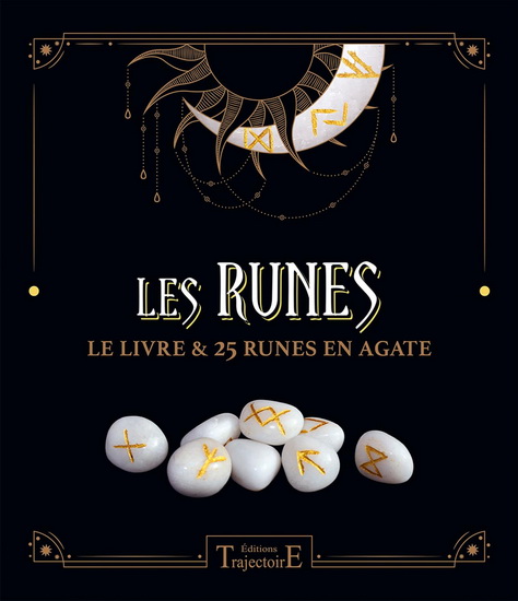 Les Runes : le livre & 25 runes en agate Cof. N. éd. - BRUNO LIÉVIN