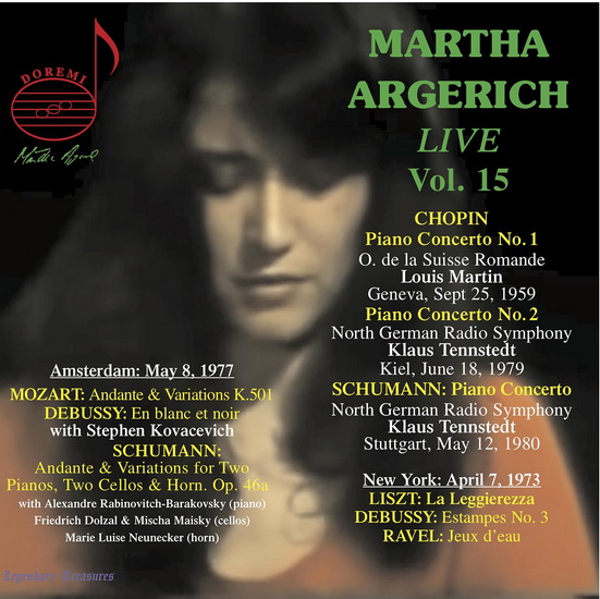 Martha Argerich Live, Vol. 15 (2 CD) - COMPILATION CLASSIQUE