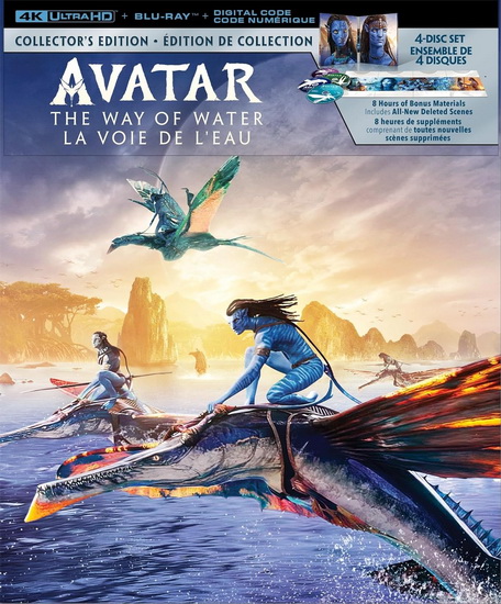 Avatar: The Way of Water (Avatar: La Voie de l&#39;Eau) - Collector&#39;s Edition (4K+Blu-ray) - JAMES CAMERON
