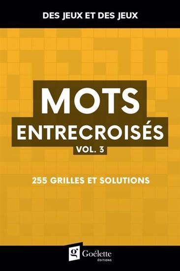 Mots entrecroisés #03 - COLLECTIF