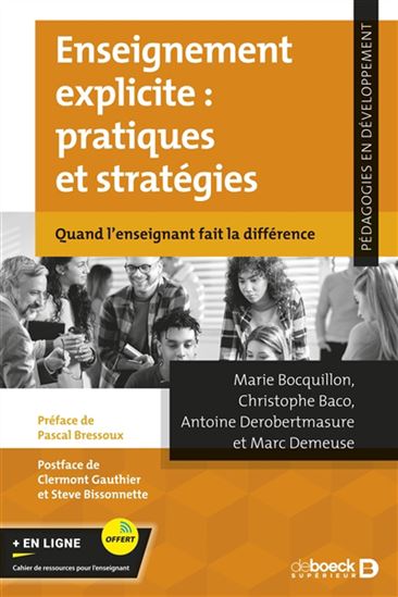 Enseignement explicite : quand l&#39;enseignant fait la différence - Collectif