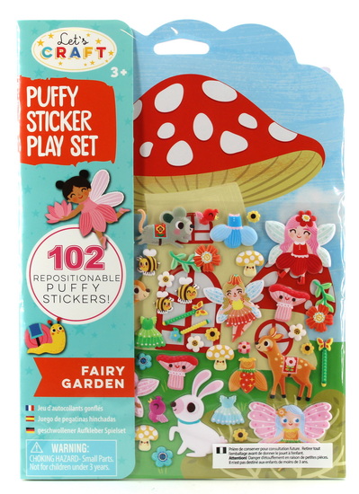 Ensemble de jeu gommettes jardin des fées