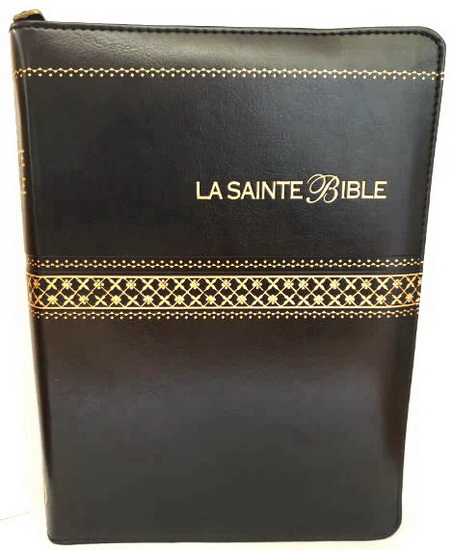 Bible Louis Segond caractères moyens avec fermeture éclair - COLLECTIF