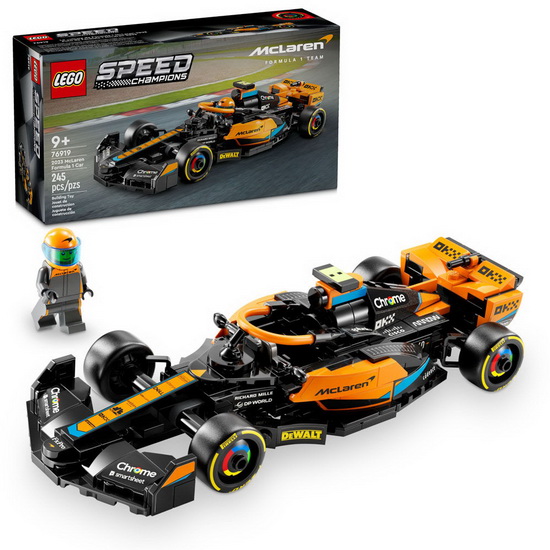 La voiture de course de Formule 1 McLaren 2023