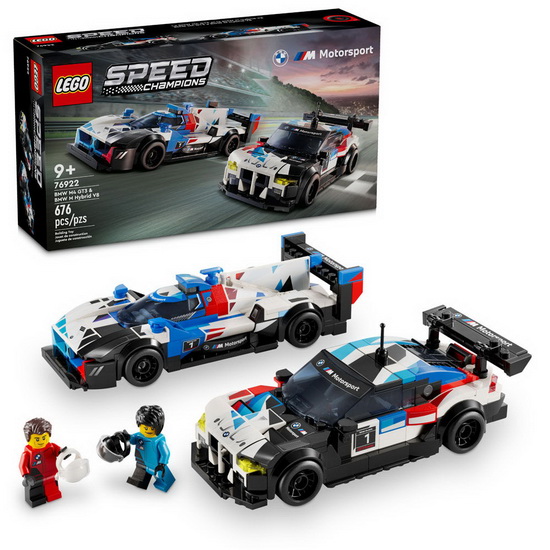 Voitures de course BMW M4 GT3 et BMW M Hybrid V8