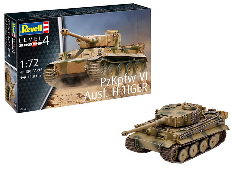 Char d&#39;assaut lourd Tigre PzKpfw Ausf.H 1/35