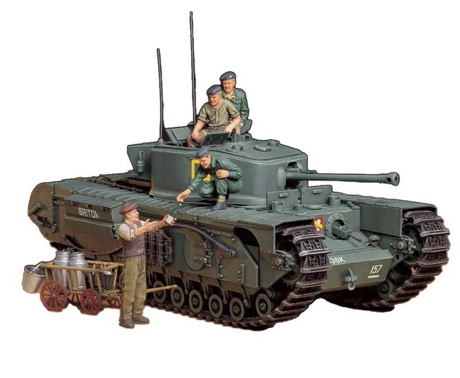 Char d&#39;assaut d&#39;infanterie Churchill MK.IV 1/35