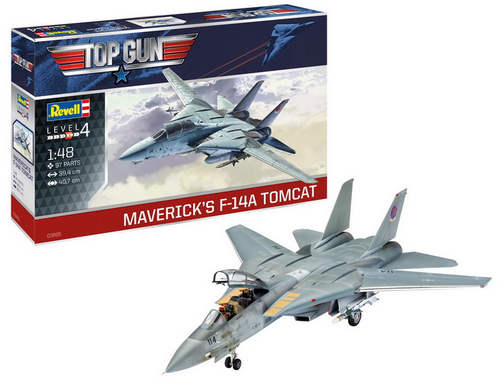 Avion de chasse F-14A Tomcat Top Gun 1/48