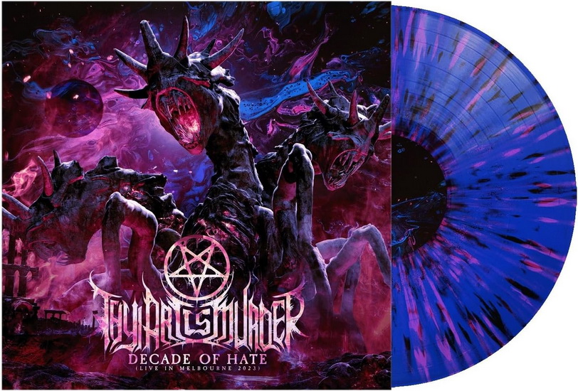 Decade Of Hate (Live In Melbourne 2023) (2 Vinyle) (Bleu - Noir & Rose Éclaboussés) - THY ART IS MURDER