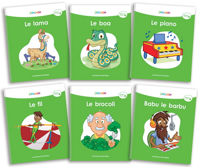 Décode : niveau 1 : grands livres 1 à 6 - LUCIE BARRIAULT