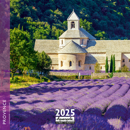 Calendrier 2025 Provence 30x30cm