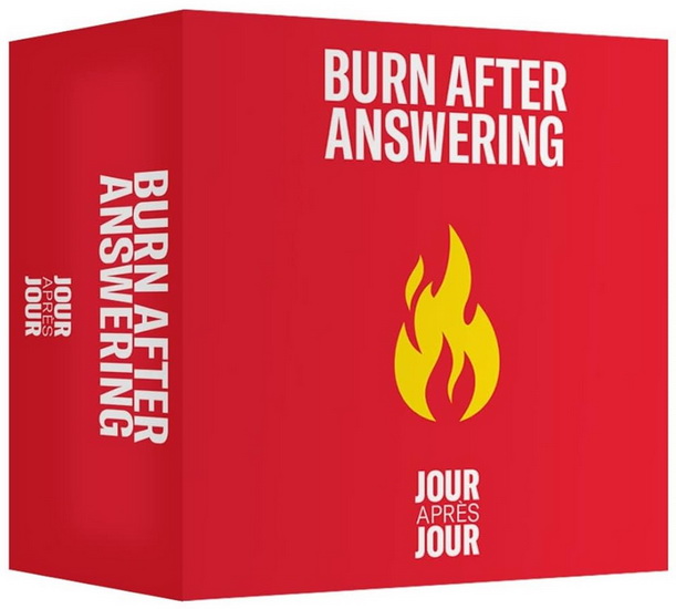 Burn after answering - ALAIN FLAUMORGHADEL