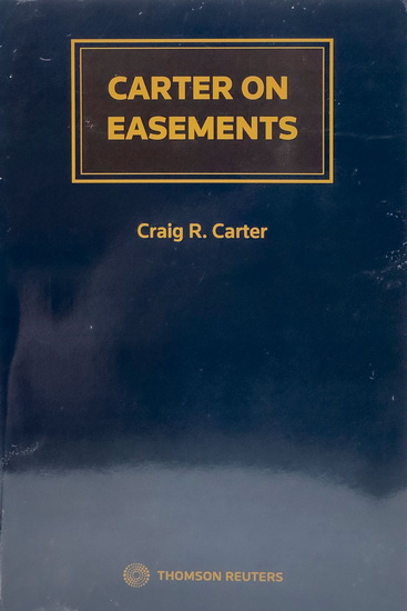 Carter on Easements - CRAIG R CARTER