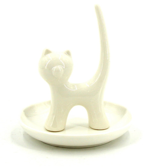 Vide poche porte-bijou chat