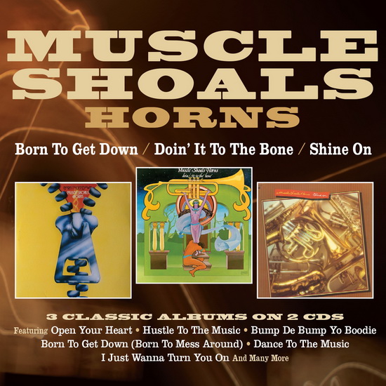 Born To Get Down & Doin' It To The Bone & Shine One (2 CD) - MUSCLE SHOALS HORNS