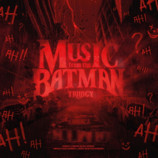 Music From The Batman Trilogy (Vinyle - Marbré Rouge) - LONDON MUSIC WORKS