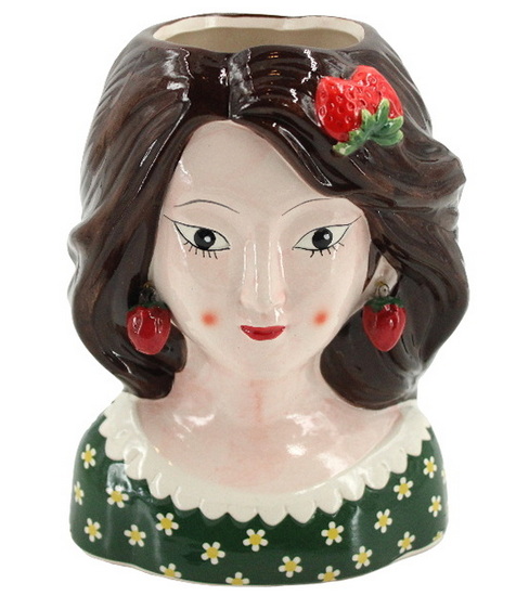 Vase femme fraise