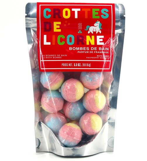 Bombes de bain crottes de licorne
