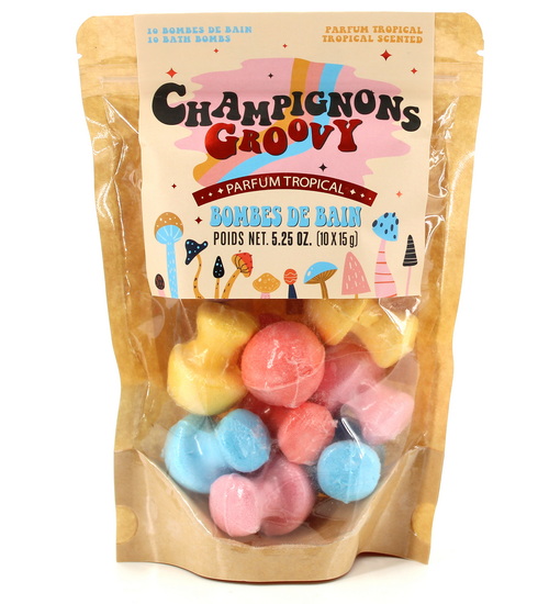 Bombes de bain champignons