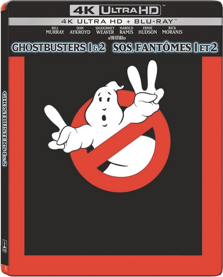 Ghostbusters/Ghostbusters II (Steelbook) (4K+Blu-ray) - IVAN REITMAN