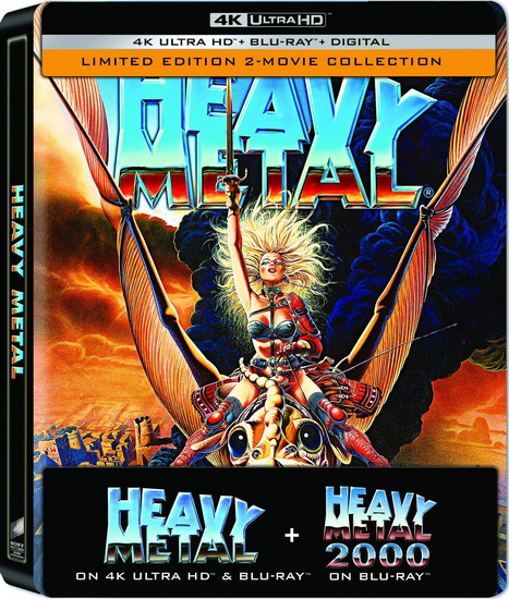 Heavy Metal/Heavy Metal 2000 (Steelbook) (4K+Blu-ray) - GERALD POTTERTON