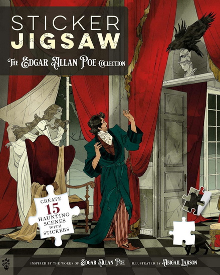 Sticker Jigsaw: The Edgar Allan Poe Collection - EDGAR ALLAN POE - ABIGAIL LARSON