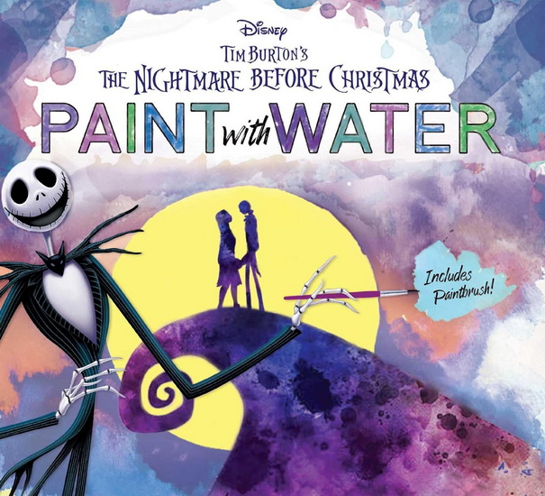 Disney Tim Burton&#39;s The Nightmare Before Christmas Paint with Water - COLLECTIF