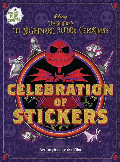 Disney Tim Burton&#39;s The Nightmare Before Christmas Celebration of Stickers - COLLECTIF