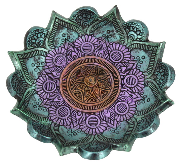 Porte-encens lotus