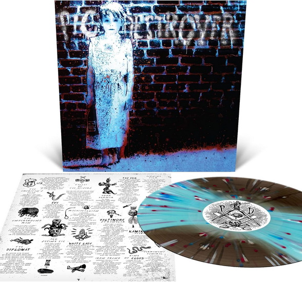 Book Burner (Vinyle) (Bleu & Noir Dégradés - Blanc, Bleu, Rouge Éclaboussés) - PIG DESTROYER