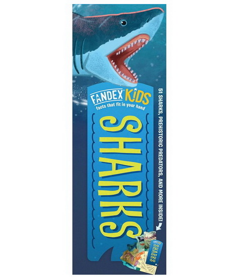 Fandex Kids: Sharks: Facts That Fit in Your Hand: 51 Sharks, Prehistoric Predators, and More Inside! - CHRISTY WEBSTER