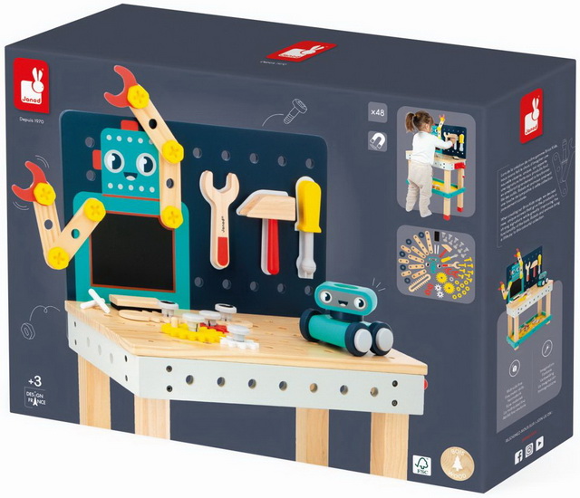 Plan de travail gros robot Brico&#39;kids à assembler