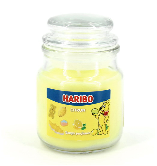 Petite bougie parfumée Haribo citron