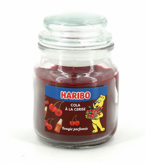 Petite bougie parfumée Haribo Cola cerise