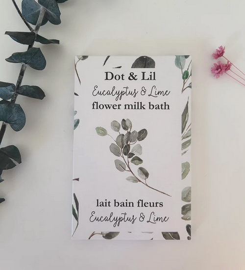 Sachet de lait de bain Eucalyptus & lime