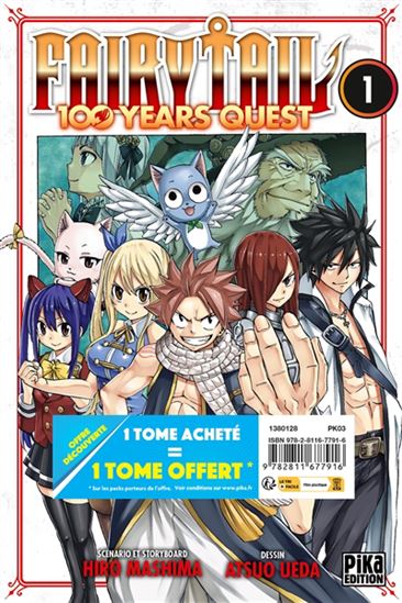 Fairy Tail : 100 years quest : pack offre découverte #01-#02 N. éd. - HIRO MASHIMA - ATSUO UEDA