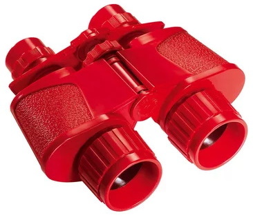 Jumelles en plastique super rouge 40mm