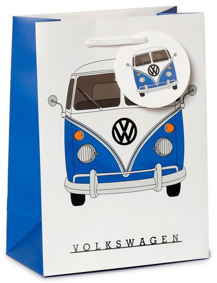 Sac petit cadeau Volkswagen bleu