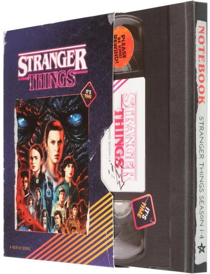 Cahier de notes VHS Stranger Things