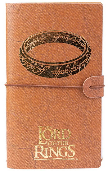 Cahier de note en cuir Le Seigneur des Anneaux
