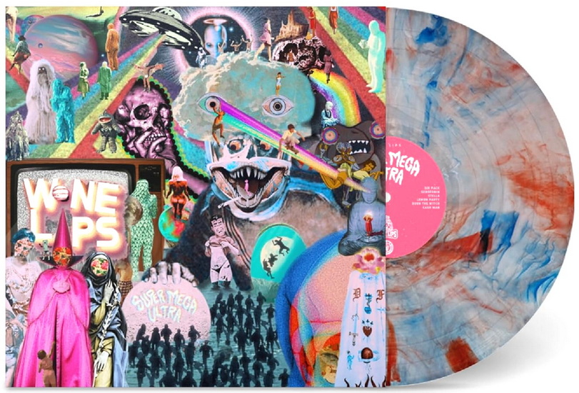 Super Mega Ultra (Éd. Limitée) (Vinyle - Bleu, Blanc, Rose) - WINE LIPS