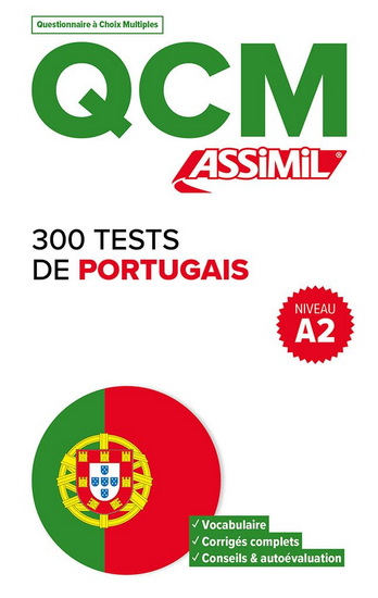 QCM : 300 tests de portugais : niveau A2 - A BRAZ - M CUNHA