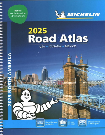 Michelin North America Road Atlas 2025 - COLLECTIF