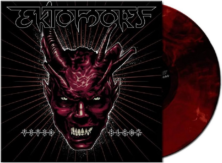 Vivid Black (Vinyle - Noir & Rouge Marbré) - EKTOMORF