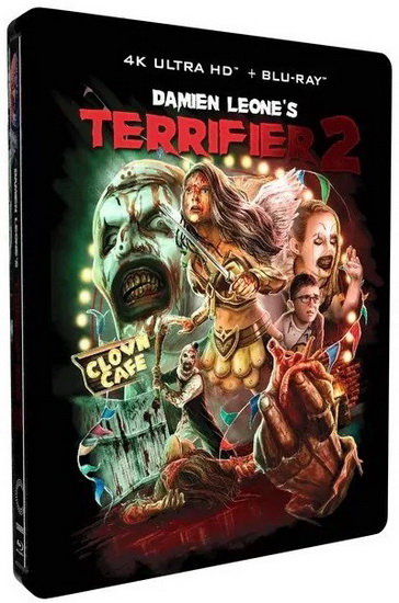 Terrifier 2 - Steelbook (4K+Blu-ray) - DAMIEN LEONE